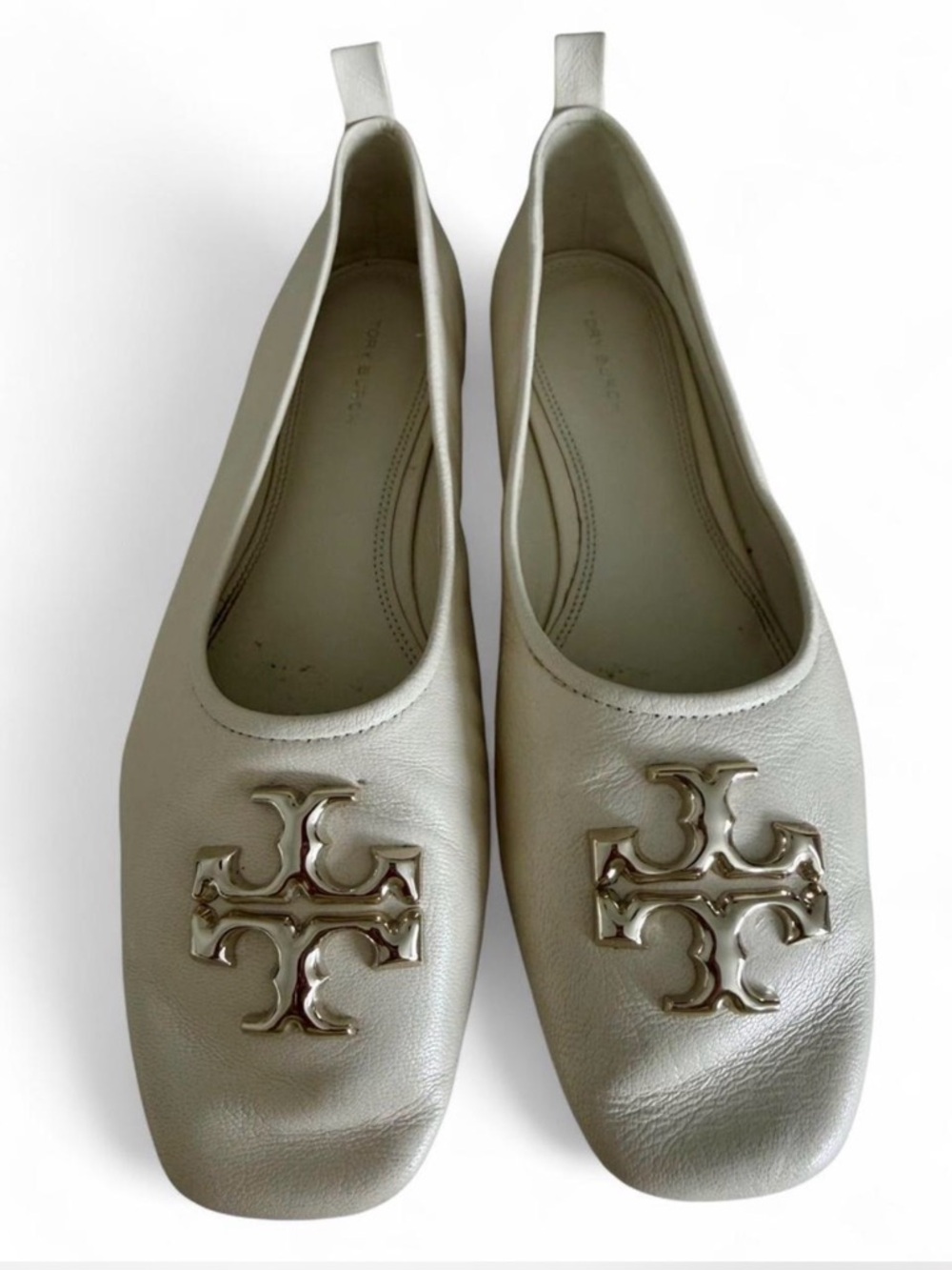 Tory Burch Cream Flats